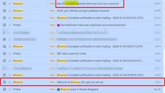 Binance ушла из России, но отправляет пользователям CommEX емейлы