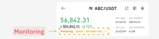 Binance добавила теги Seed и Monitoring, информирующие о волатильности